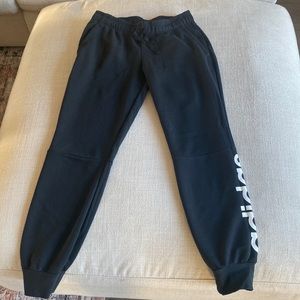 Black adidas sweet pants